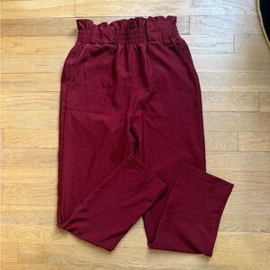 Grace Karin Burgundy Pants Size XS